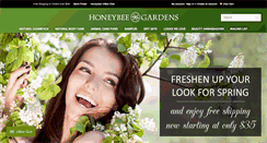Desktop Screenshot of honeybeegardens.com